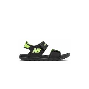 New Balance Kids Sandals in Black and Lime